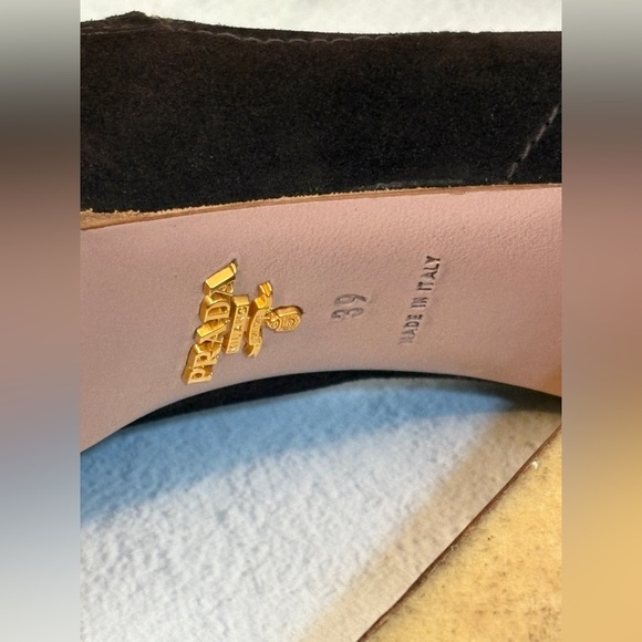Prada Women's Brown Suede Shoes; Calzature Donna 39 - Picture 10 of 10